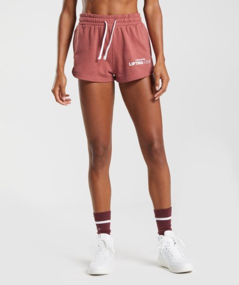 Women's Gymshark Social Club Shorts Rose | NZ 2EDPWK